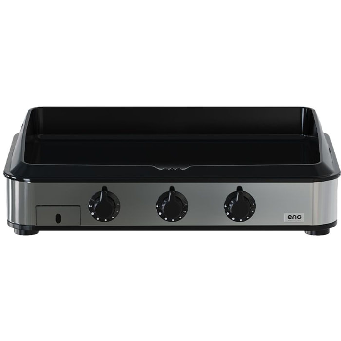 Plancha gaz ENO 80 cm Inox 3 brûleurs à poser, 69x40 cm