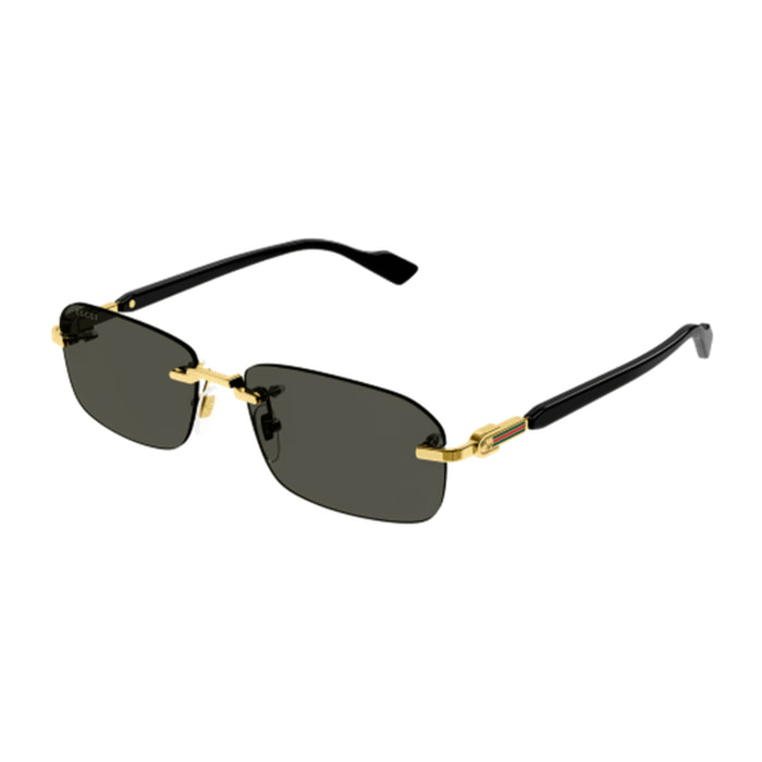 Gafas de Sol Gucci GG1221S-001 de Metal Hombre 56 mm