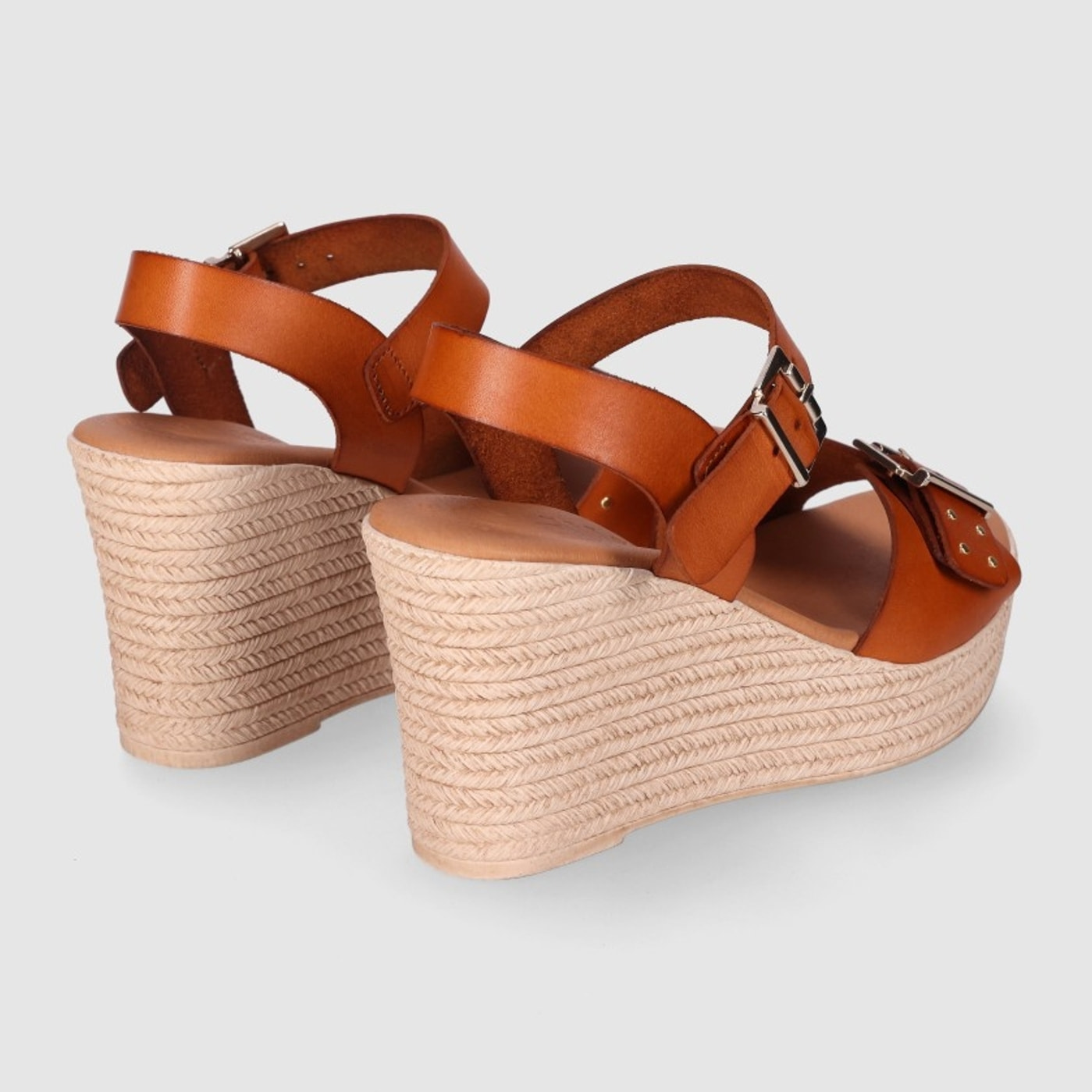 Sandalias de Piel - Cuero - Tacón: 6 cm