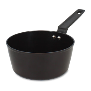 Casserole antiadhésive en aluminium noir 20cm - tous feux FIRST