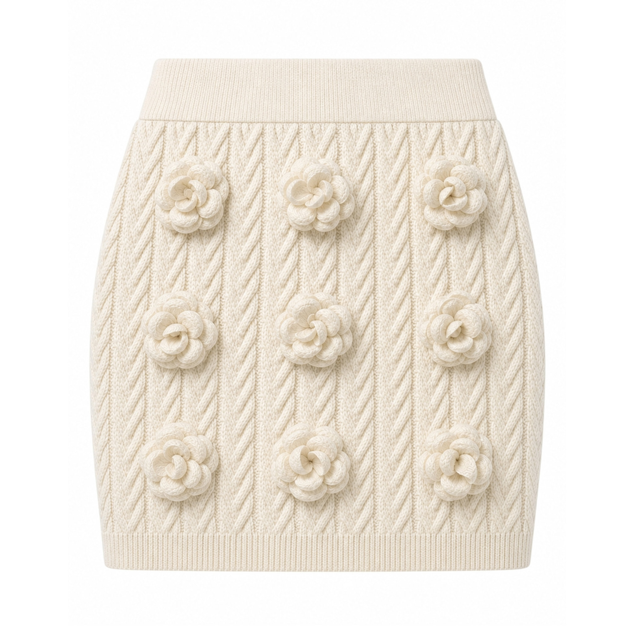 PHILIPP PLEIN Falda corta de punto ROSES