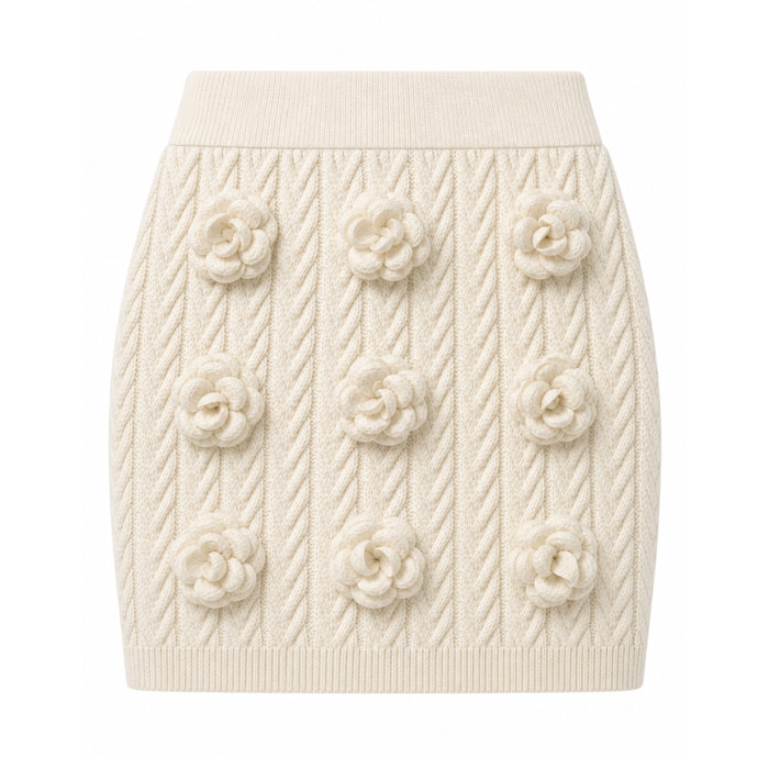 PHILIPP PLEIN Falda corta de punto ROSES