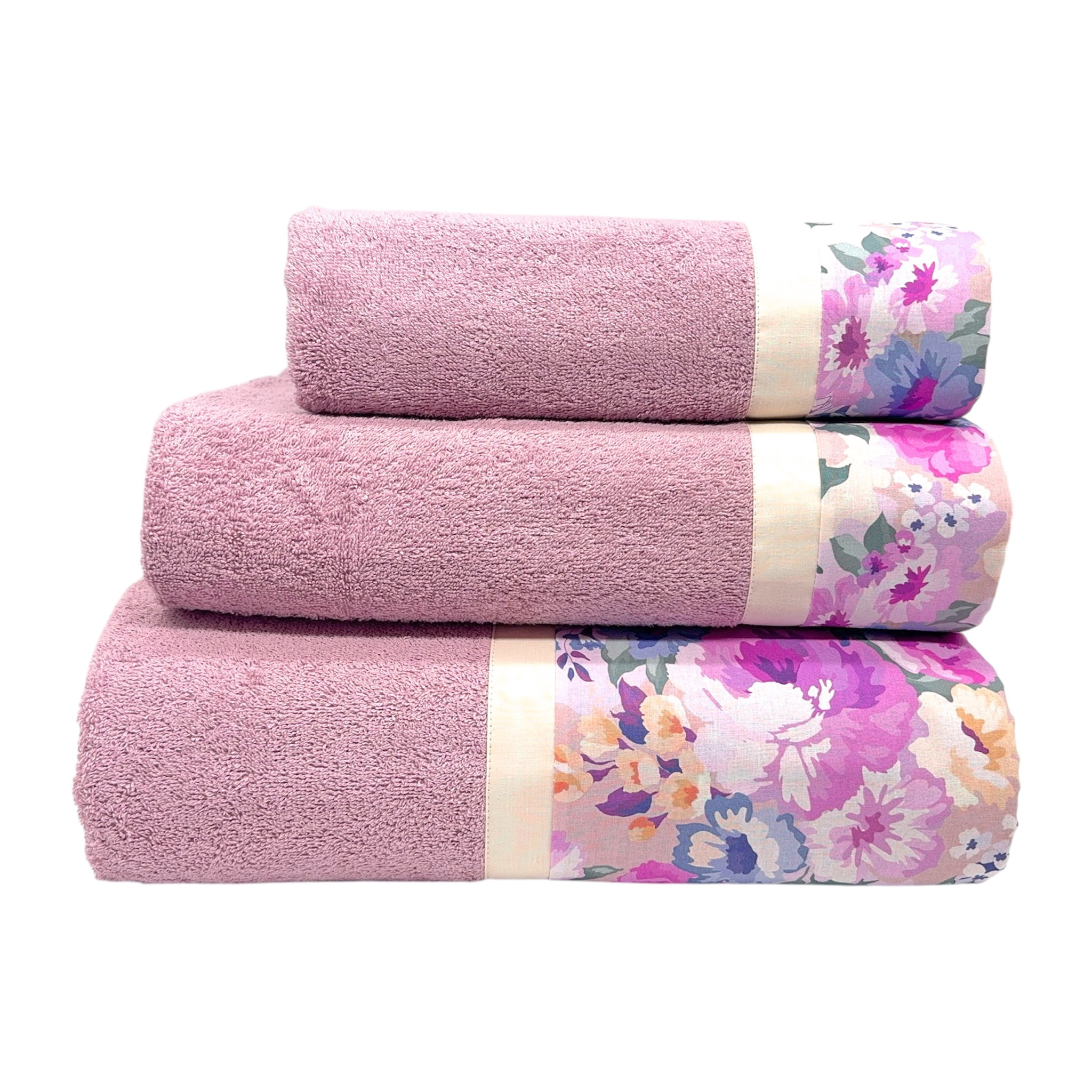 Set Spugna DALIA 3 Pezzi: Viso+Ospite+Telo Bagno