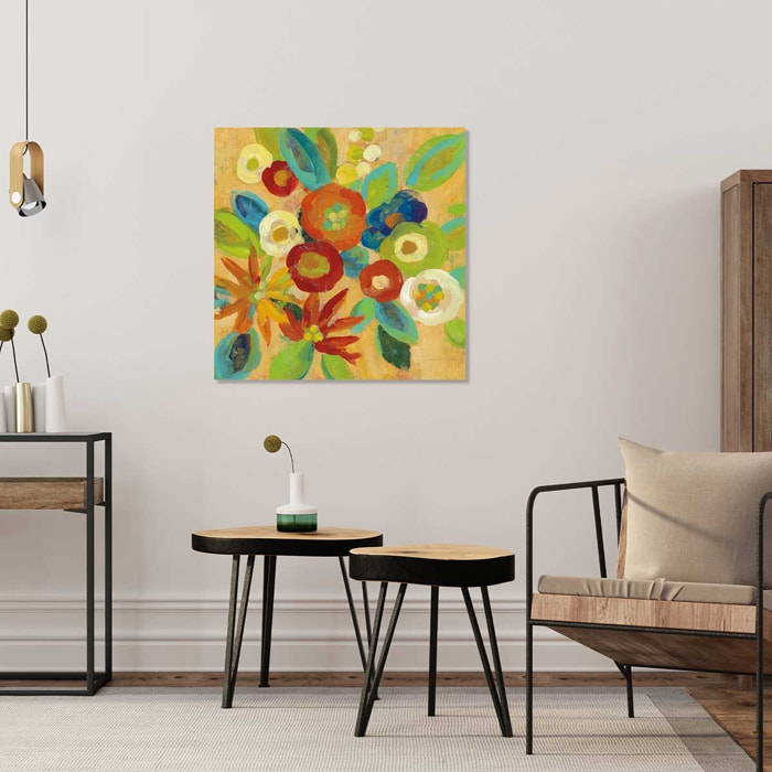 Tableau flower market Tableau alu Dibond