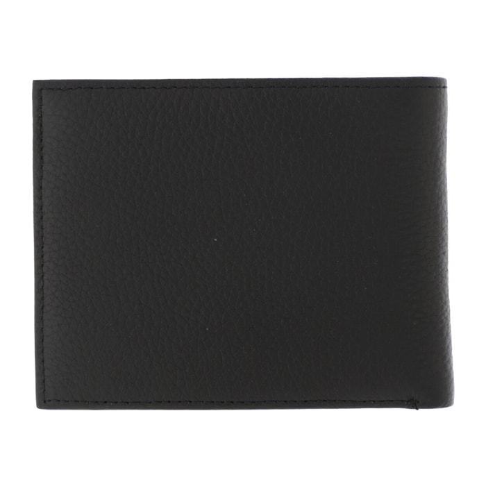 Versace Jeans Couture Cartera de cuero con placa de logotipo Versace Jeans Couture