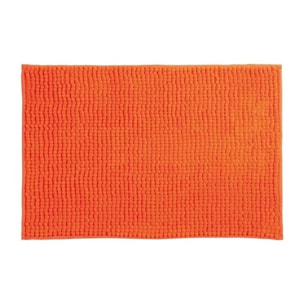 Tapis de bain Microfibre CHENILLE 50x80cm Orange MSV