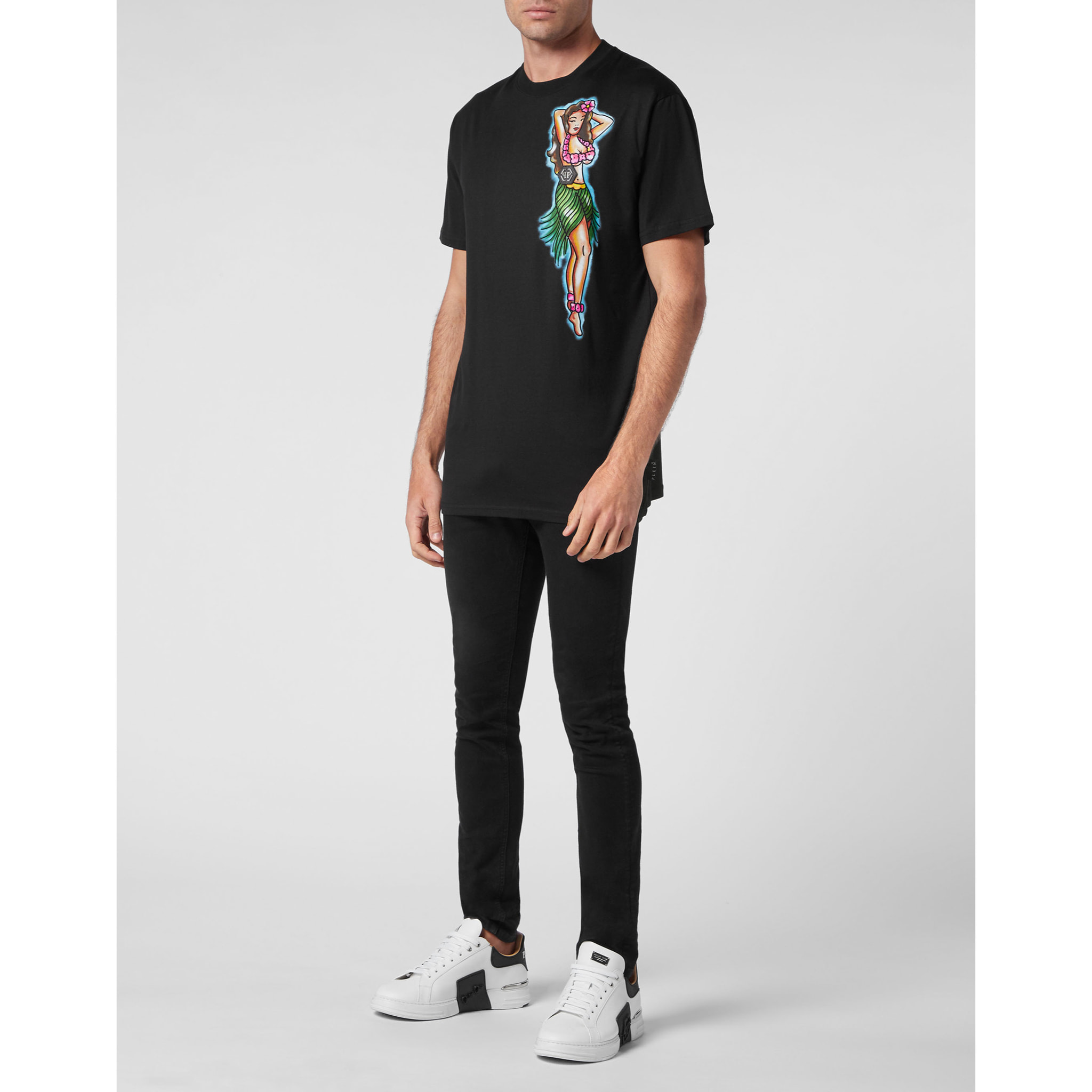 PHILIPP PLEIN T-Shirt Round Neck HAWAII