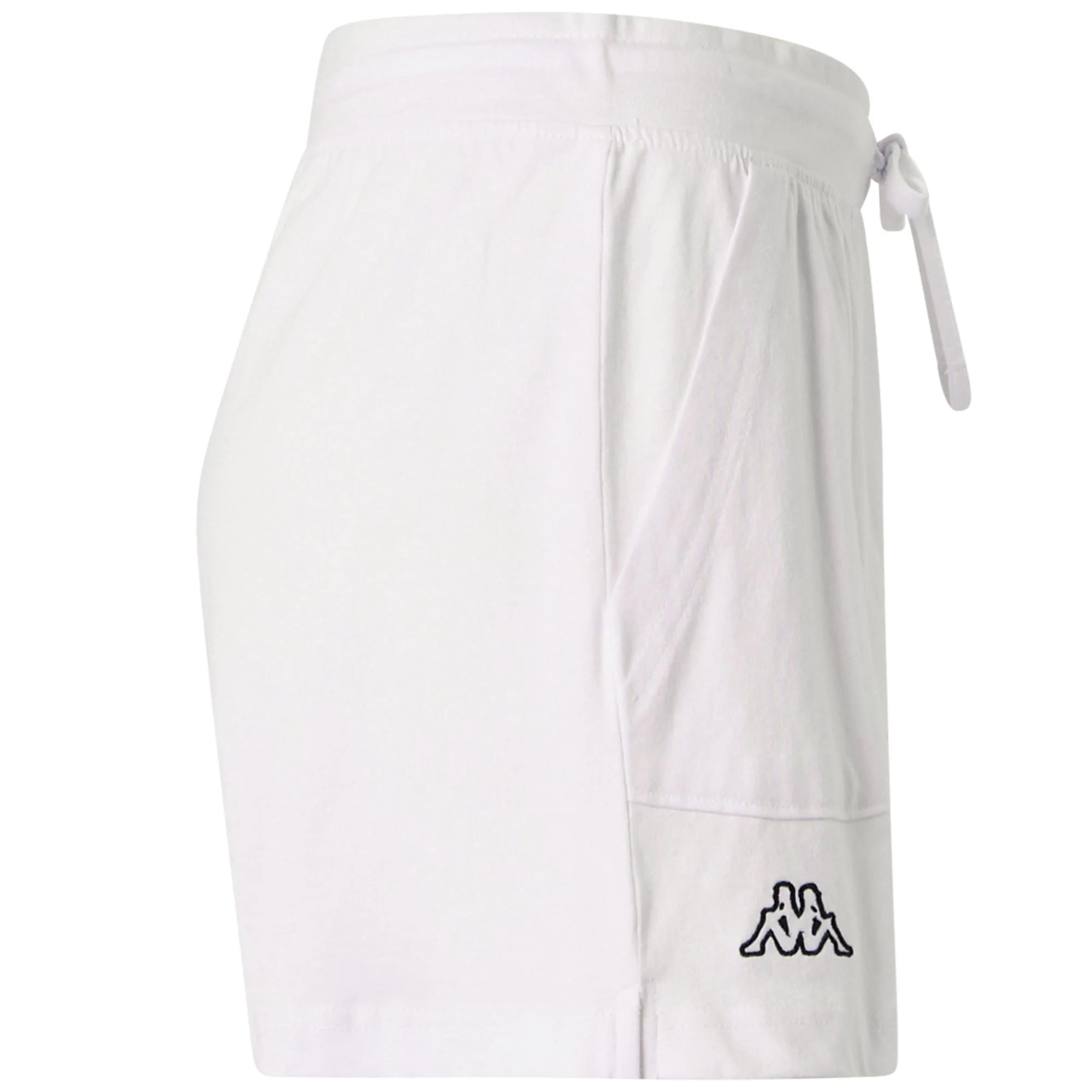 Pantaloni Corti Kappa Donna Logo Caber Bianco