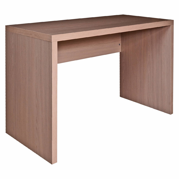 Scrivania lineare per ufficio e studio, 123.5 x 76 x 55, Olmo