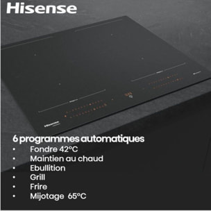 Plaque induction HISENSE HI6443SRWF InfiniteMattGlass