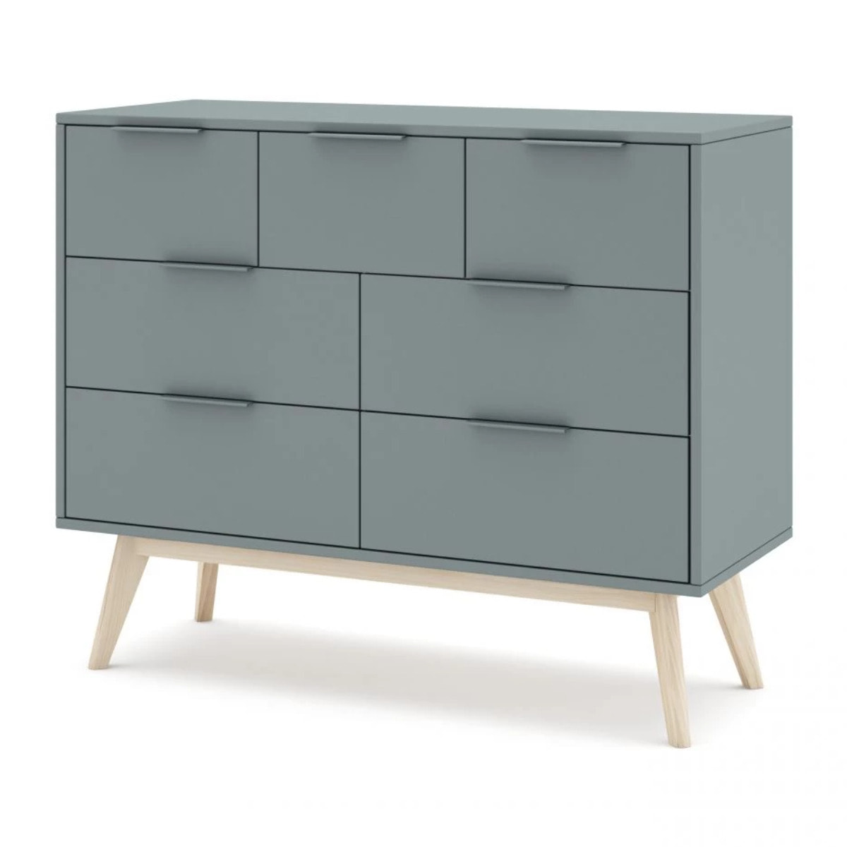 Cómoda Numa Verde Salvia - Oak Soft