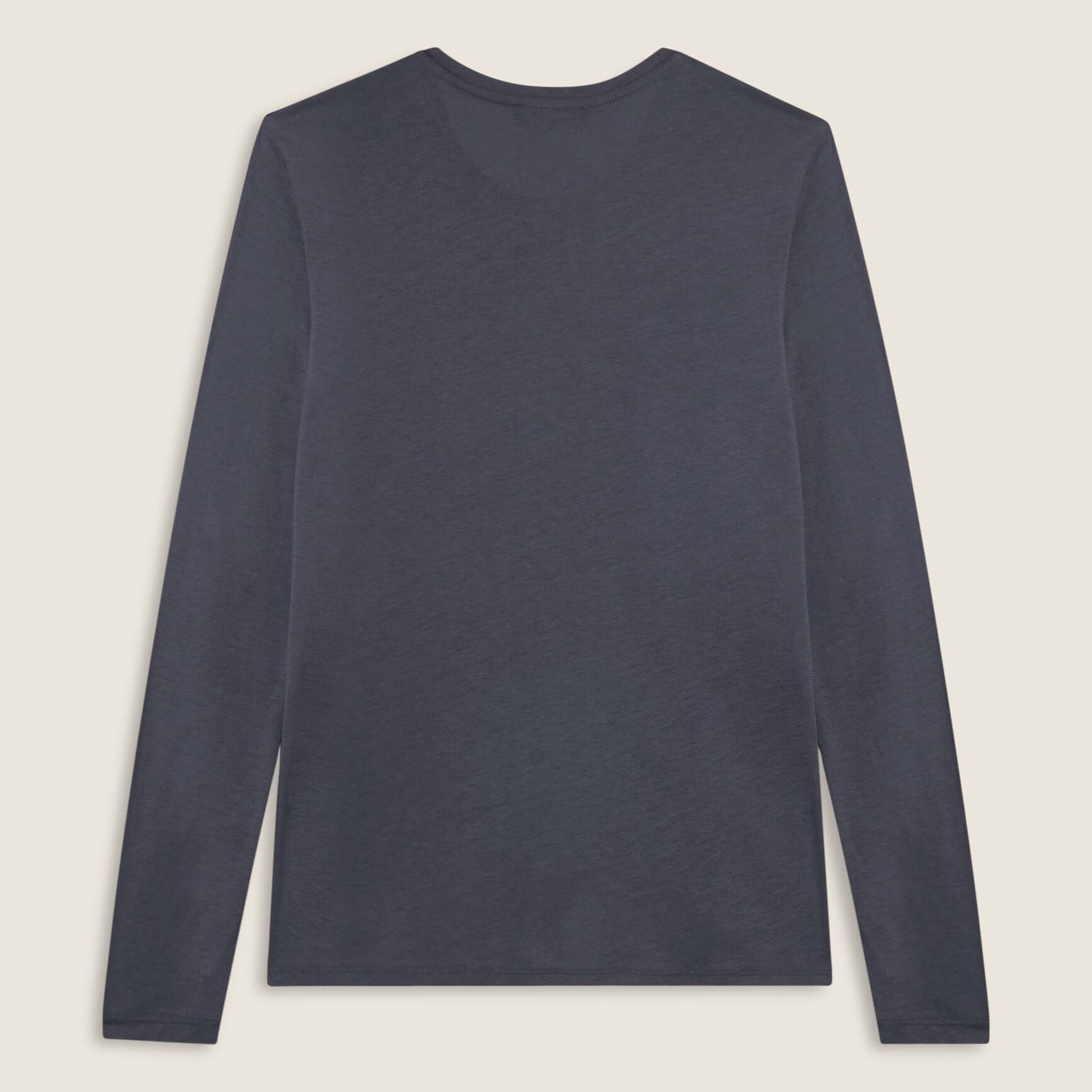 T-shirt donna manica lunga con grafica metallizzata