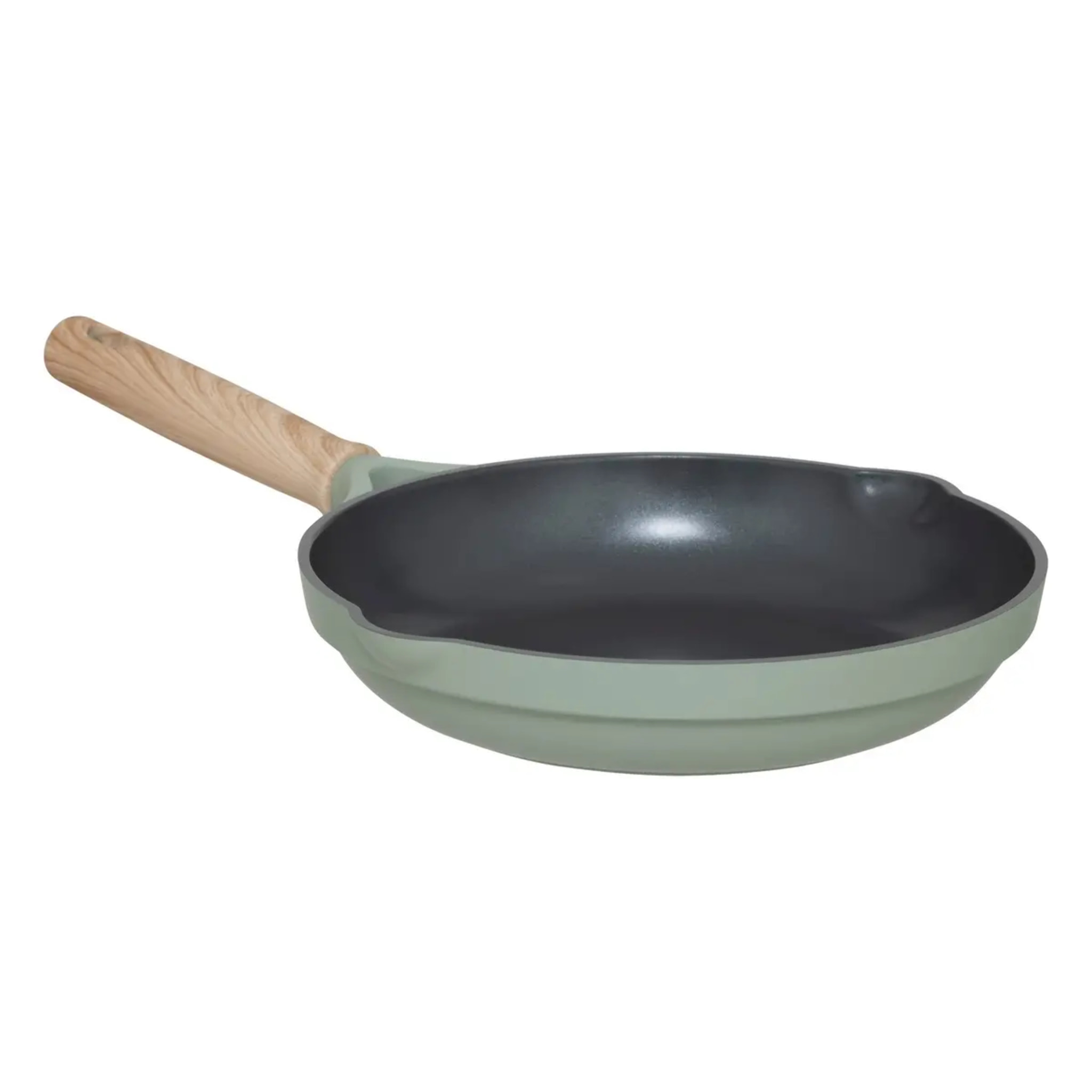 Poêle "Horizon" en aluminium forgé vert D24cm
