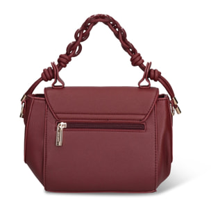 Borsa a mano da donna - Modello Celeste Chic - Pelle vegana PU - 25.0 x 15.0 x 11.0 cm