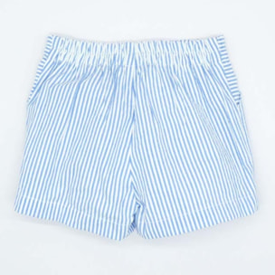 BERMUDA RAYAS AZULES