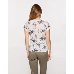 Camiseta Palmeras Pedrería - Blacasa