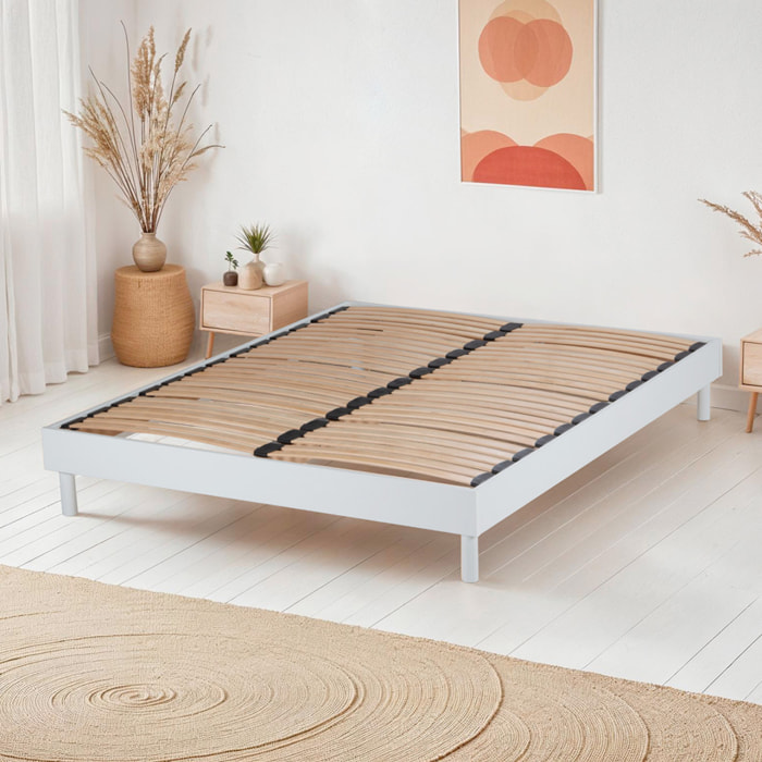 Sommier en kit | 1 place | bois blanc