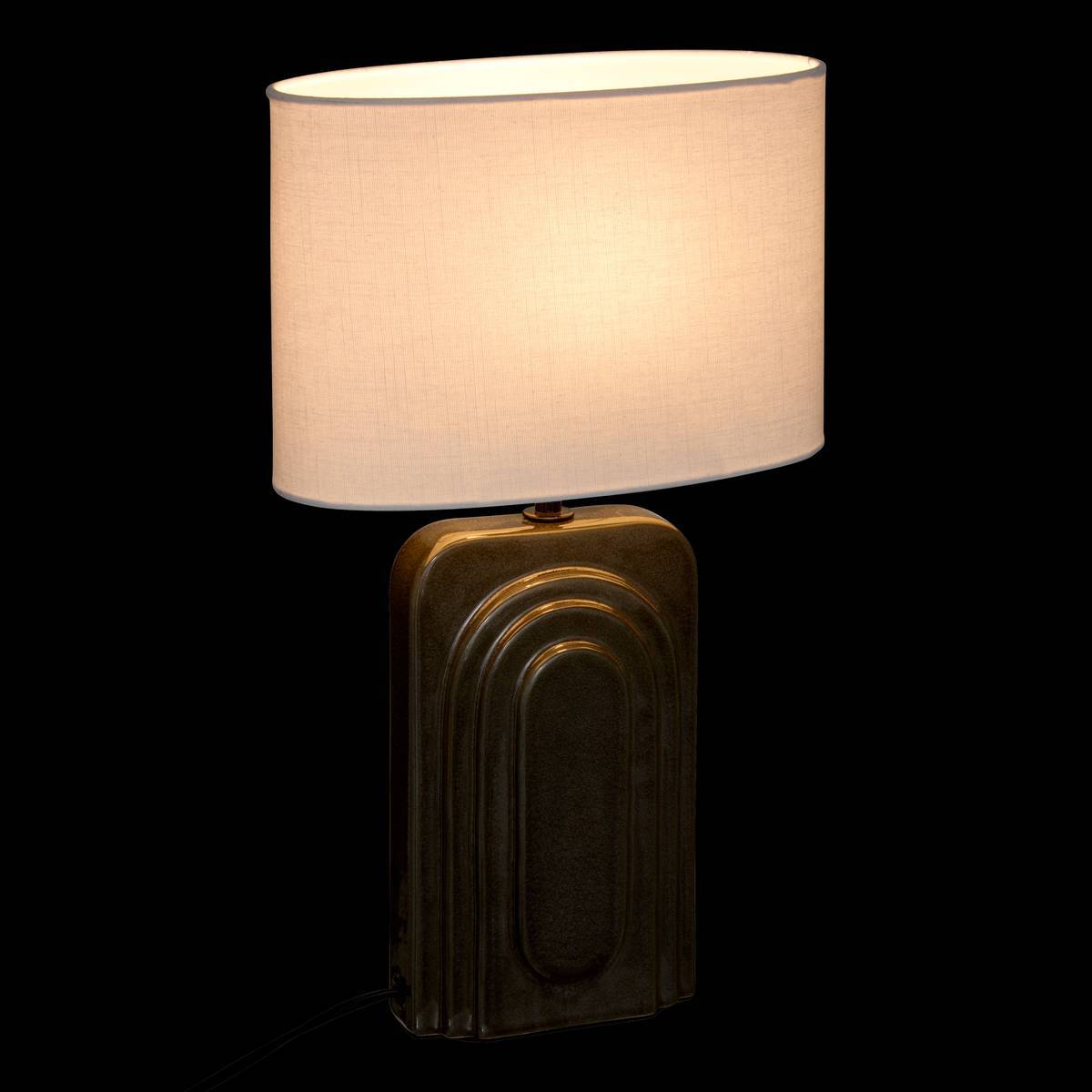 Lampe Monia H42cm noir