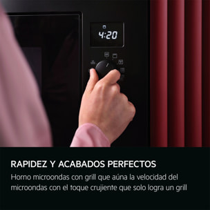 AEG Microondas de 800 W con función microondas y grill TB6GM171DB