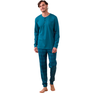 Pigiama uomo invernale in caldo cotone articolo young. Noidinotte