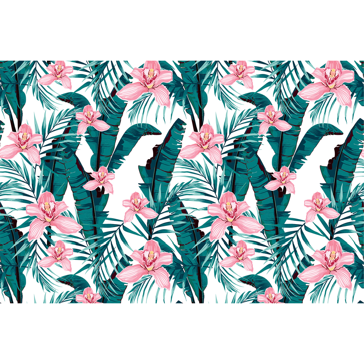 Sticker meuble tropical ocelyn 40 x 60 cm