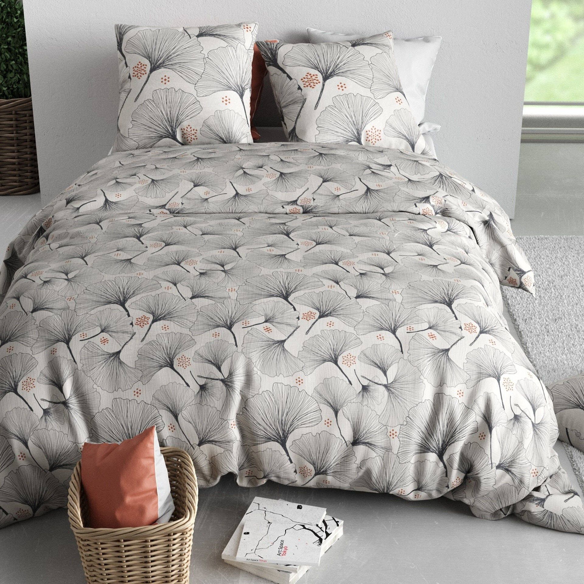 Parure housse de couette imprimée + 2 taies Frenezia