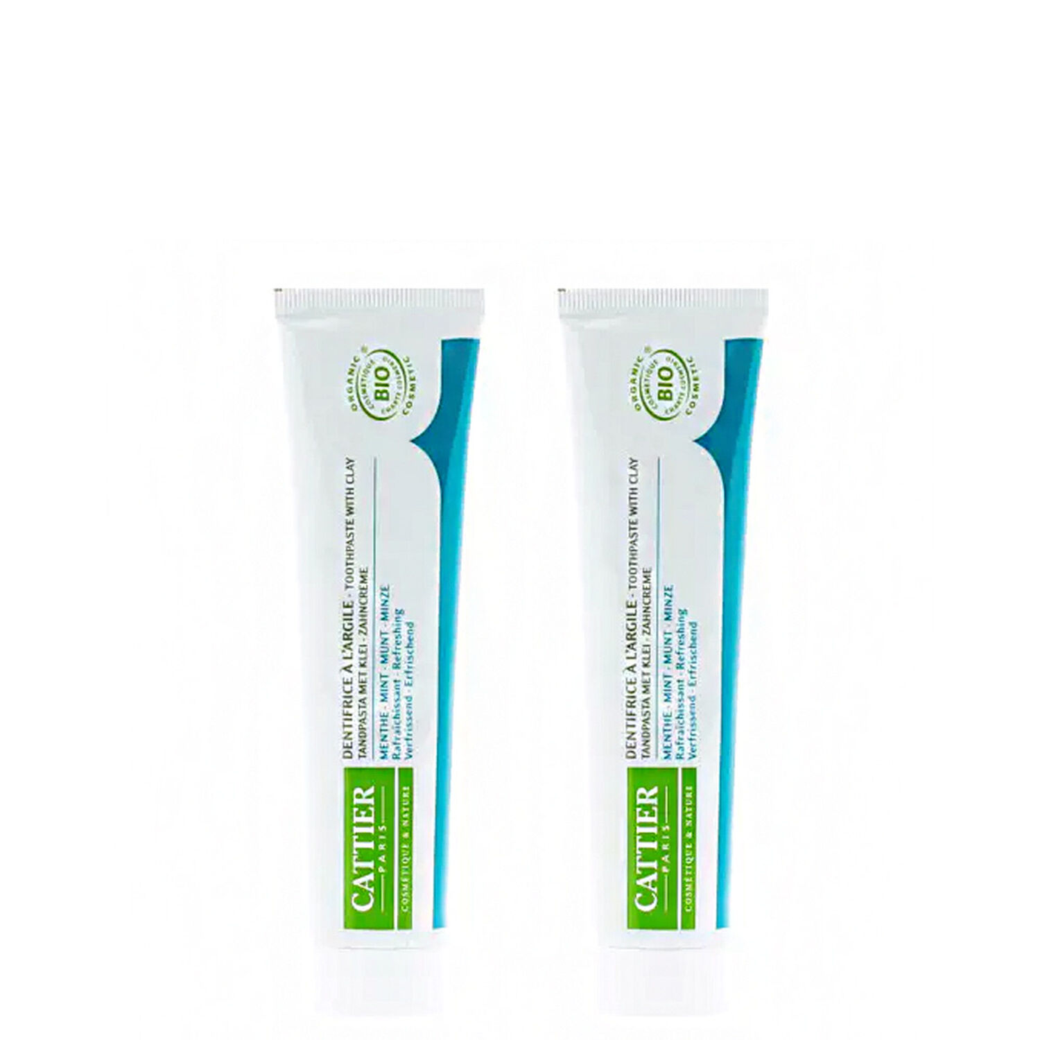 Dentargile  - Duo dentifrices rafraîchissant 2x75 ml