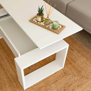 Table basse dubai blanc