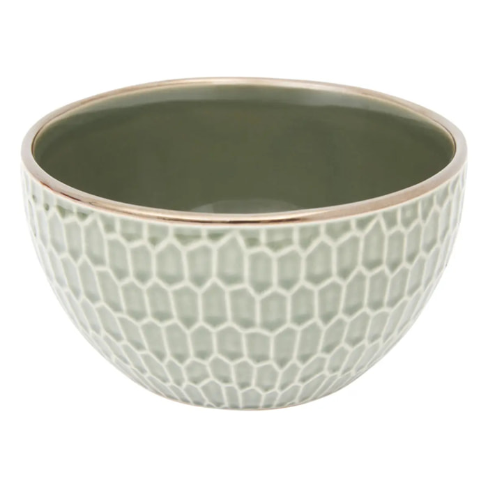 Bol à motifs Ella 65cl vert