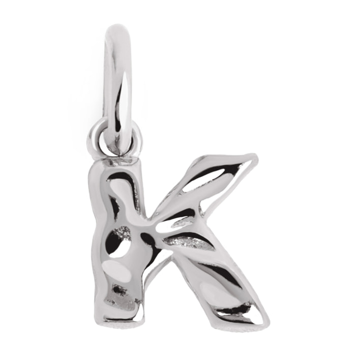 Charm Letter Organic Plata