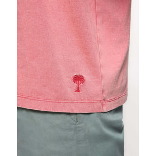 Camiseta Manga Corta Rosa - Nurea