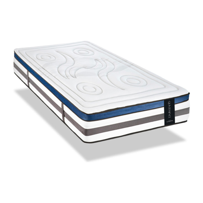 Matelas Quintessence, Mémoire de Forme, Mousse Haute Densité & Hyper Soft, 30 cm, Accueil Enveloppant, Soutien Ferme
