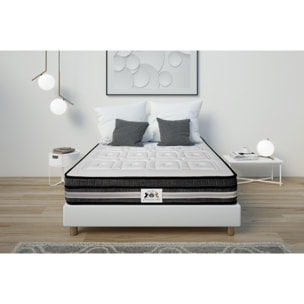 ENSEMBLE LE BRIGHTON - Matelas 2 Places + 2 Sommiers