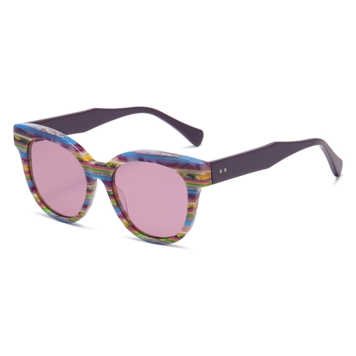 Gafas OCEAN modelo Grande place en color Montura floral morada con lentes morados