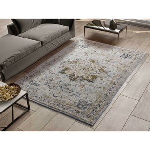 SPRINGS Alfombra estilo vintage de pelo corto multicolor, varias medidas disponibles