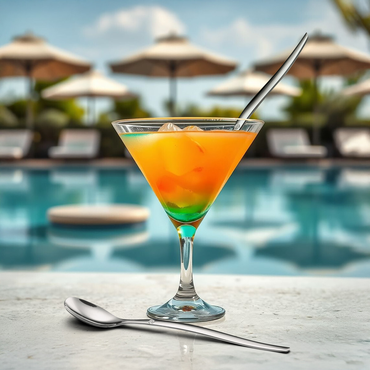 Jet Brillante - Set di 6 Cucchiai per espresso e 6 cucchiai mazagran