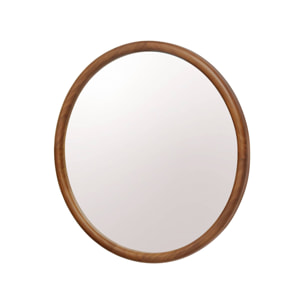 Miroir rond bois de pin Ø60cm GEORGIA