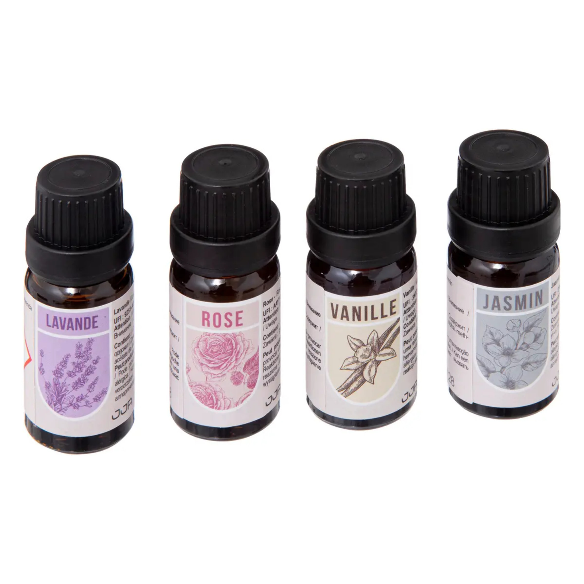 Lot de 4 huiles de fragance - 10ml