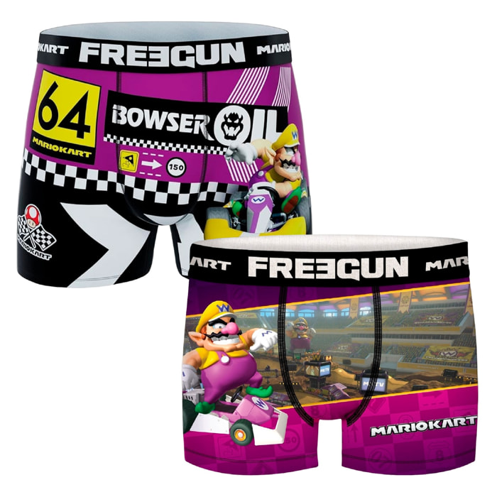 Pack de 2 calzoncillos bóxer wario y wario 64