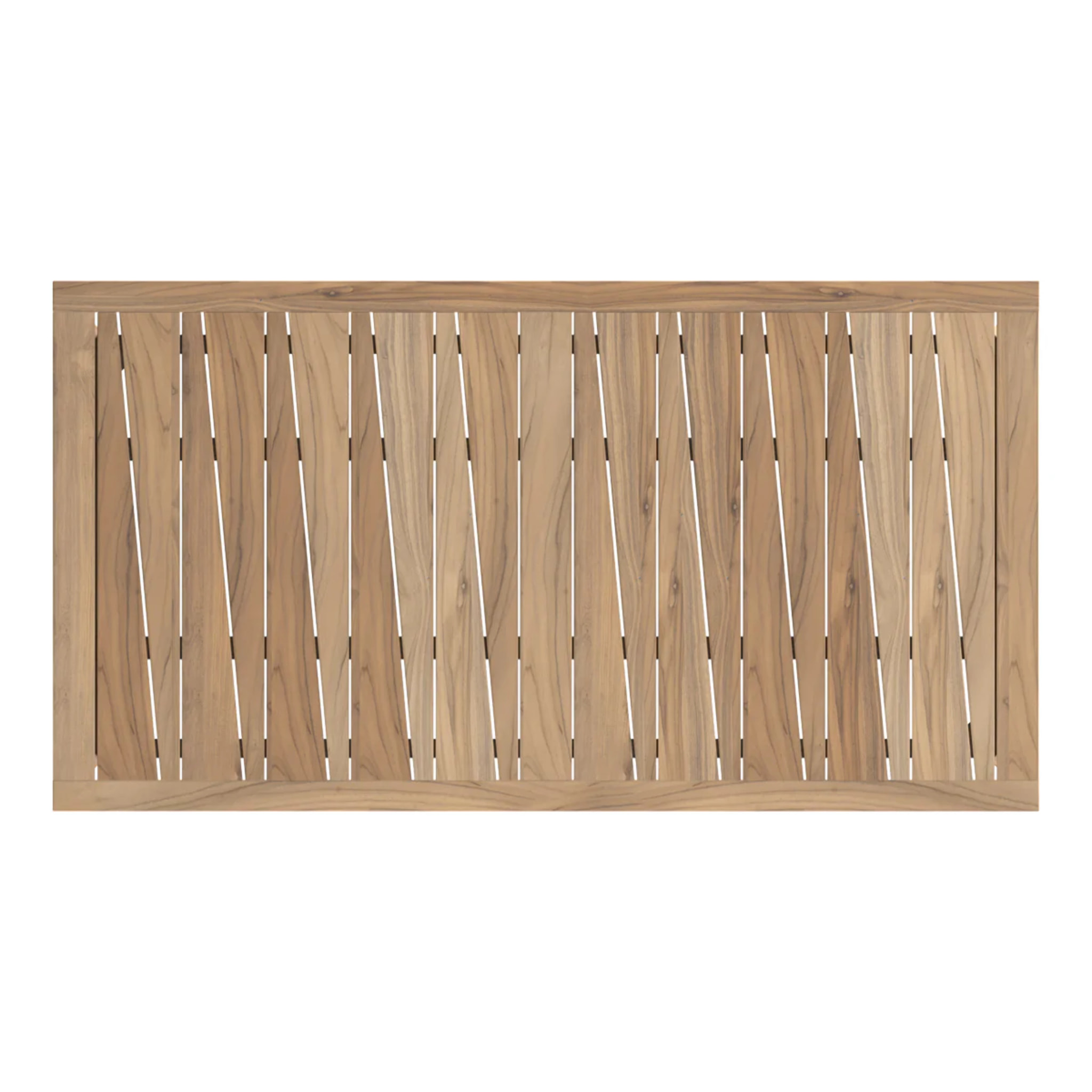 Table et chaises de jardin 8 personnes, bois, résine tressée naturelle - Tunga