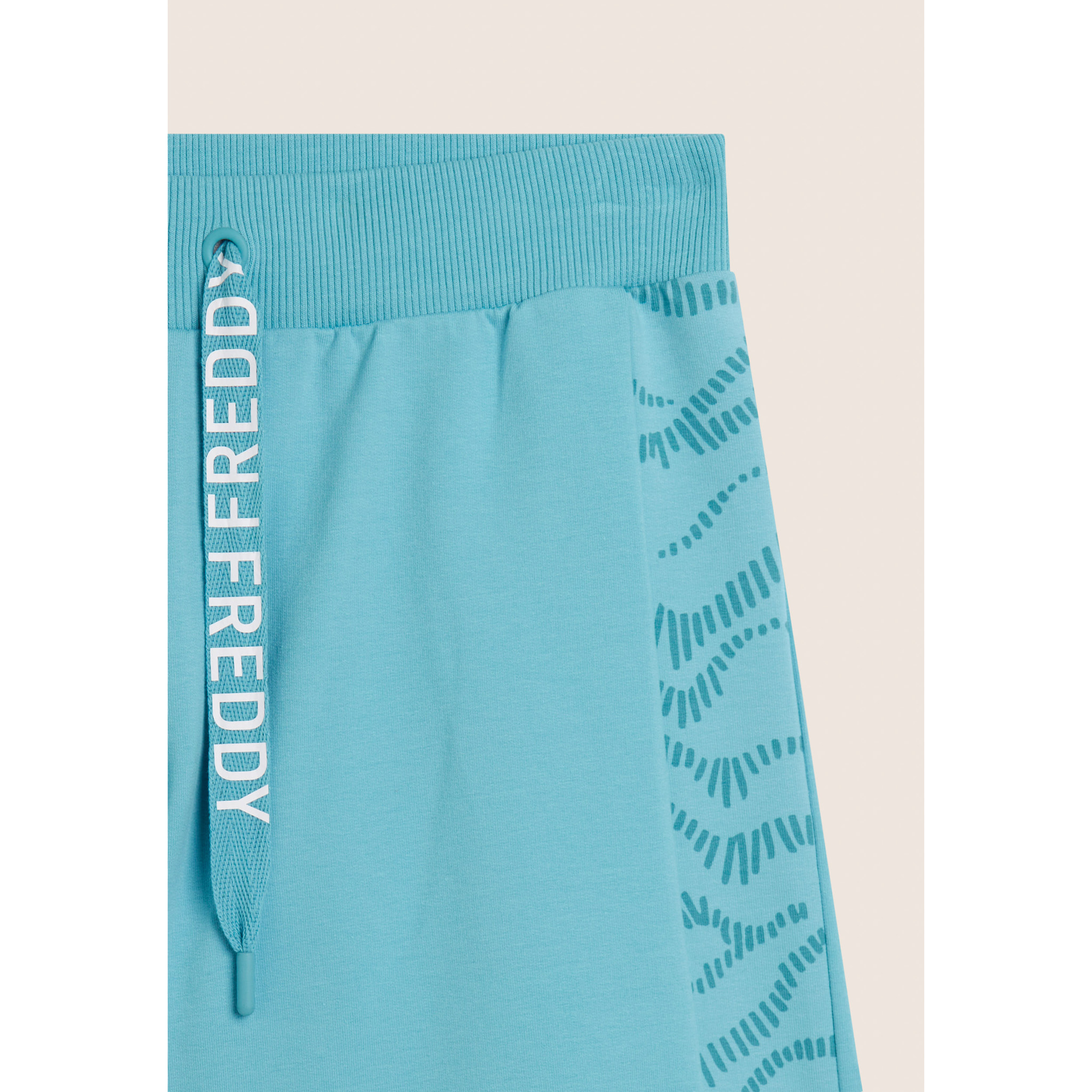 Pantaloni Shorts con Motivo Grafico e Logo FREDDY