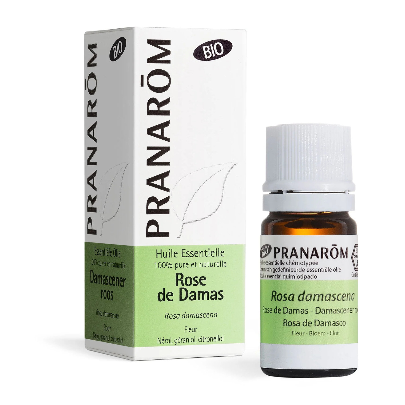 Pranarom - Huile Essentielle de Rose de Damas - Bio - 5 ml