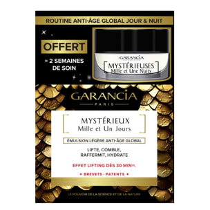 Mystérieux Mille et Un Jours - Coffret Émulsion Légère 30ml + Crème de Nuit 10ml