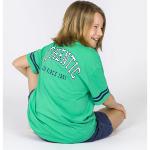 Camiseta de niño verde