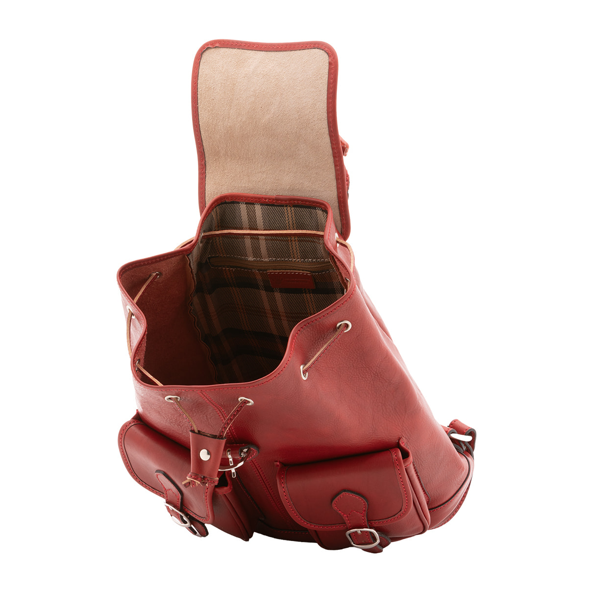 Zaino  unisex In Vera pelle Made in Italy 31x35x13 cm