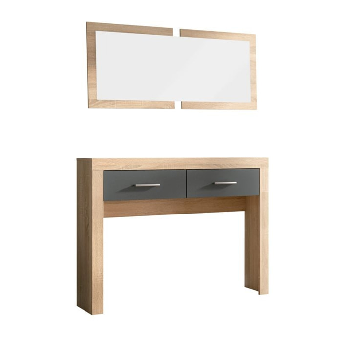 Mueble de recibidor Nuka Cambria - Grafito