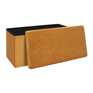 Coffre Banc Pliable Retro Moutarde