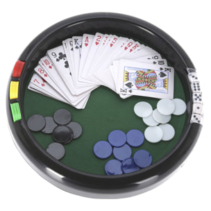 Well home juego de casino formato redondo en pp 41,5x41,5x24cm