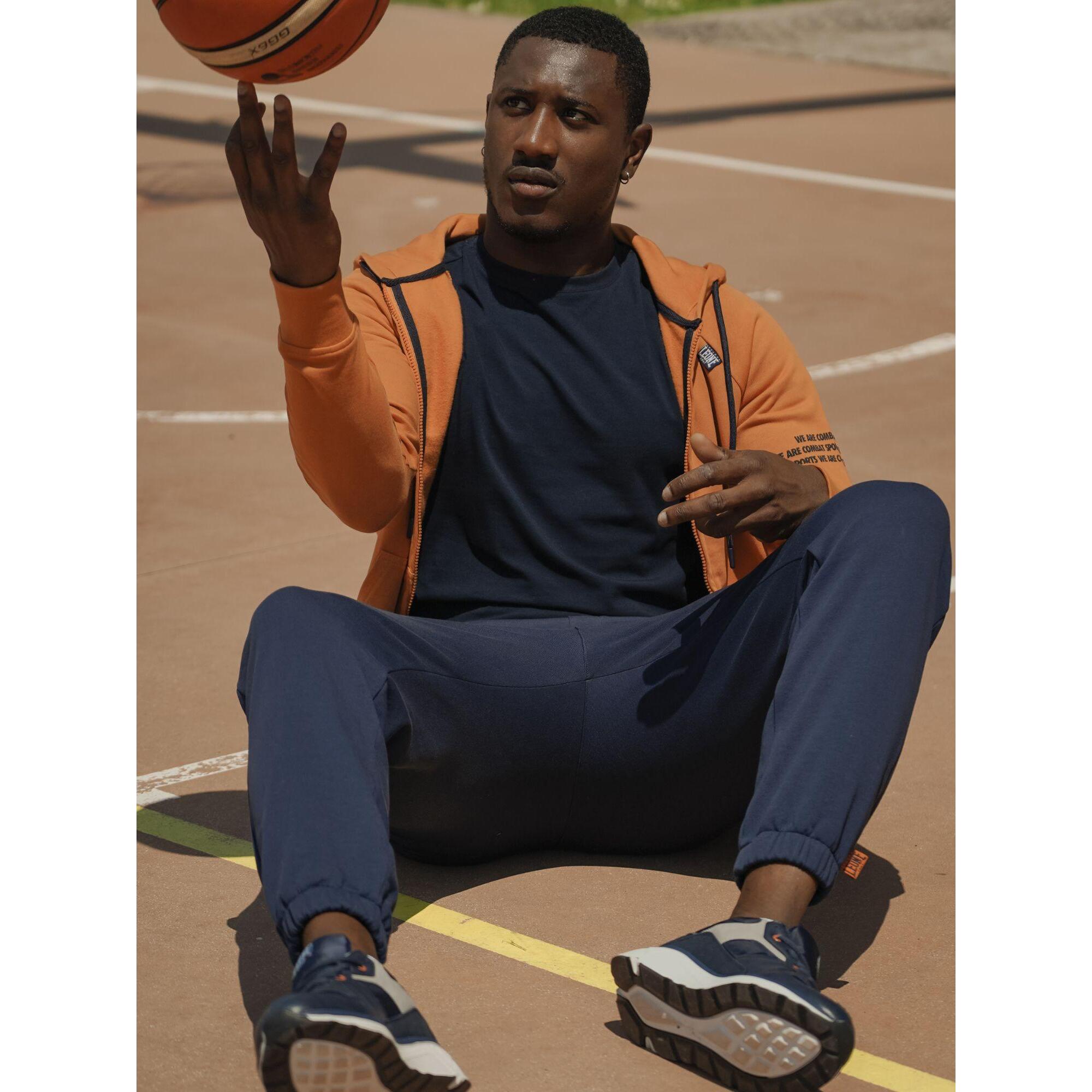 Chándal de hombre Leone con capucha y cremallera completa Shades