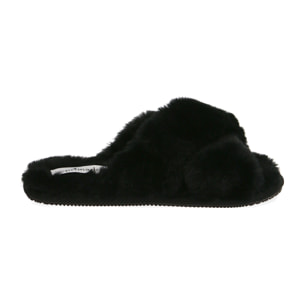 Chanclas ecopiel negras